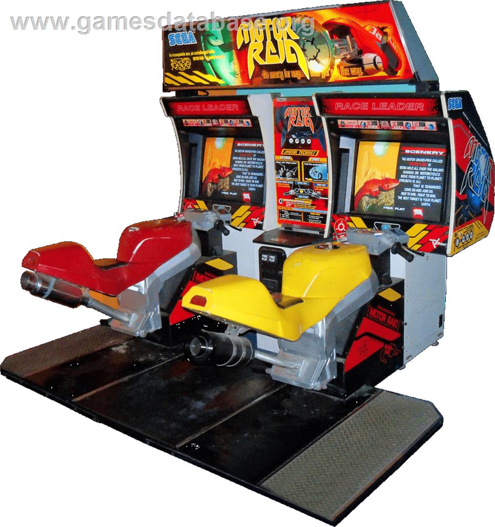 Motor Raid - Twin - Arcade - Artwork - Cabinet