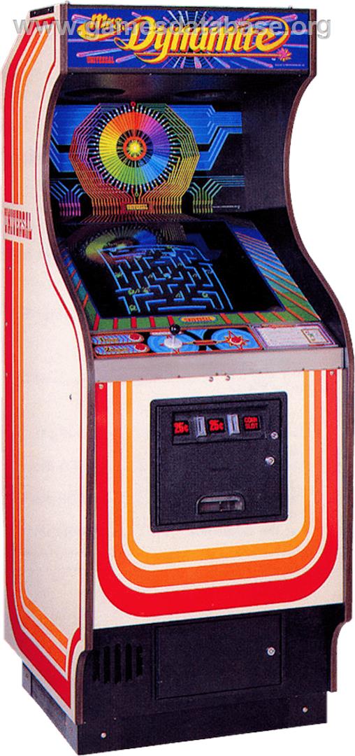 Mrs. Dynamite - Arcade - Artwork - Cabinet
