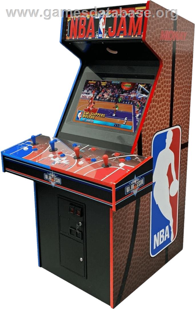 NBA Jam - Arcade - Artwork - Cabinet