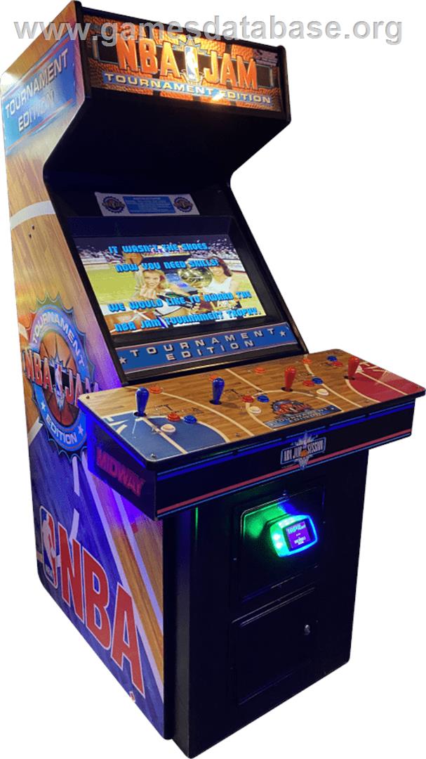 NBA Jam Tournament Edition - Arcade - Artwork - Cabinet