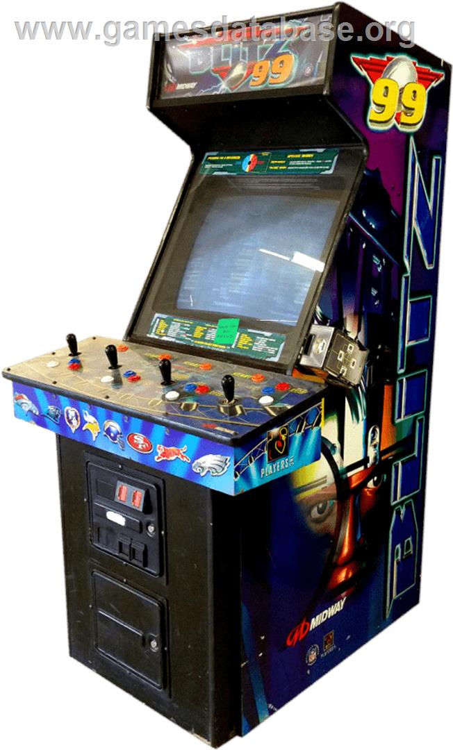 Nfl Blitz 99 Arcade Artwork Cabinet