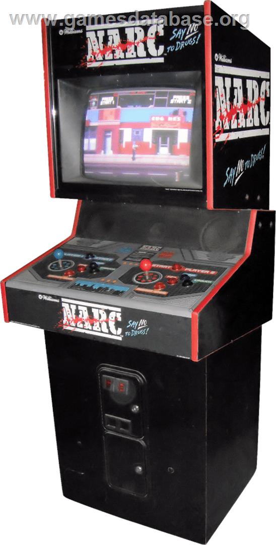 Narc - Arcade - Artwork - Cabinet