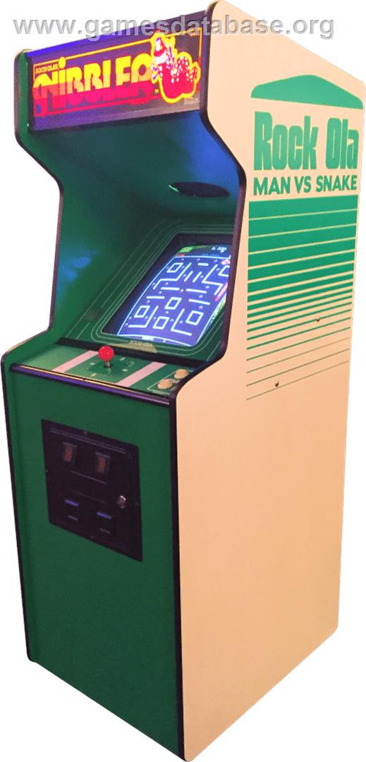 Nibbler - Arcade - Artwork - Cabinet