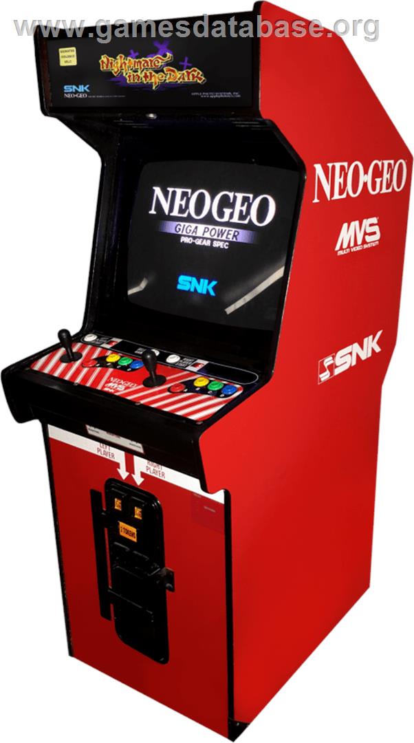 Nightmare in the Dark - Arcade - Artwork - Cabinet