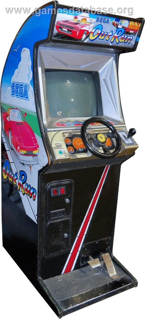 Out Run - Arcade - Artwork - Cabinet