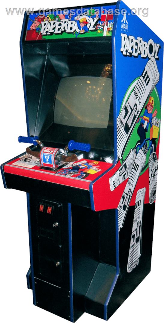 Paperboy - Arcade - Artwork - Cabinet