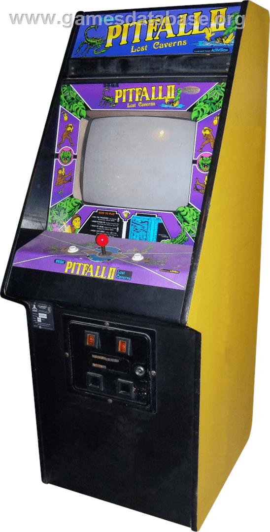 Pitfall II - Arcade - Artwork - Cabinet