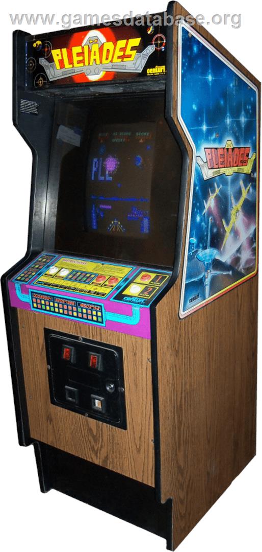 Pleiads - Arcade - Artwork - Cabinet