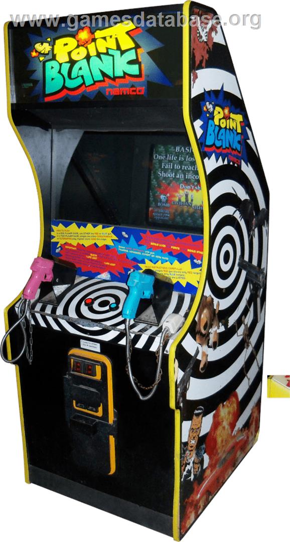 Point Blank Arcade Artwork Cabinet