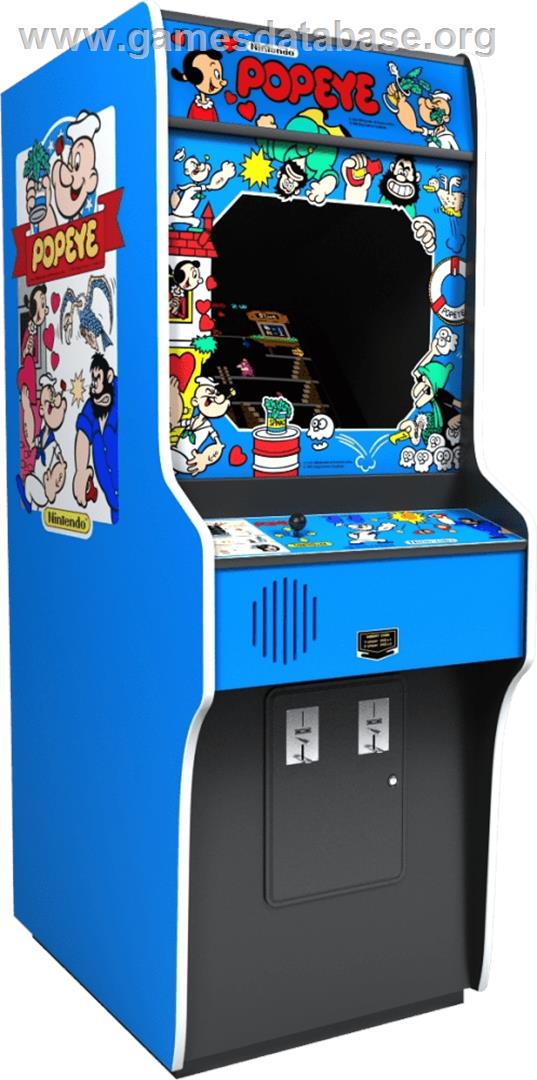 Popeye - Arcade - Artwork - Cabinet