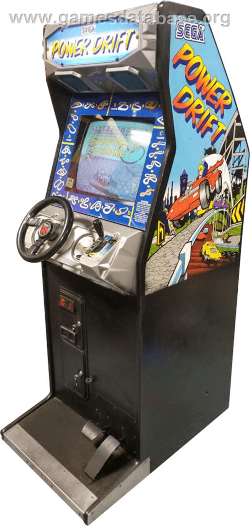 Power Drift - Arcade - Artwork - Cabinet