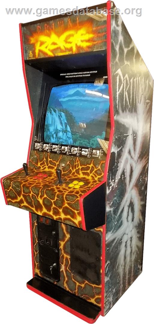 Primal Rage - Arcade - Artwork - Cabinet