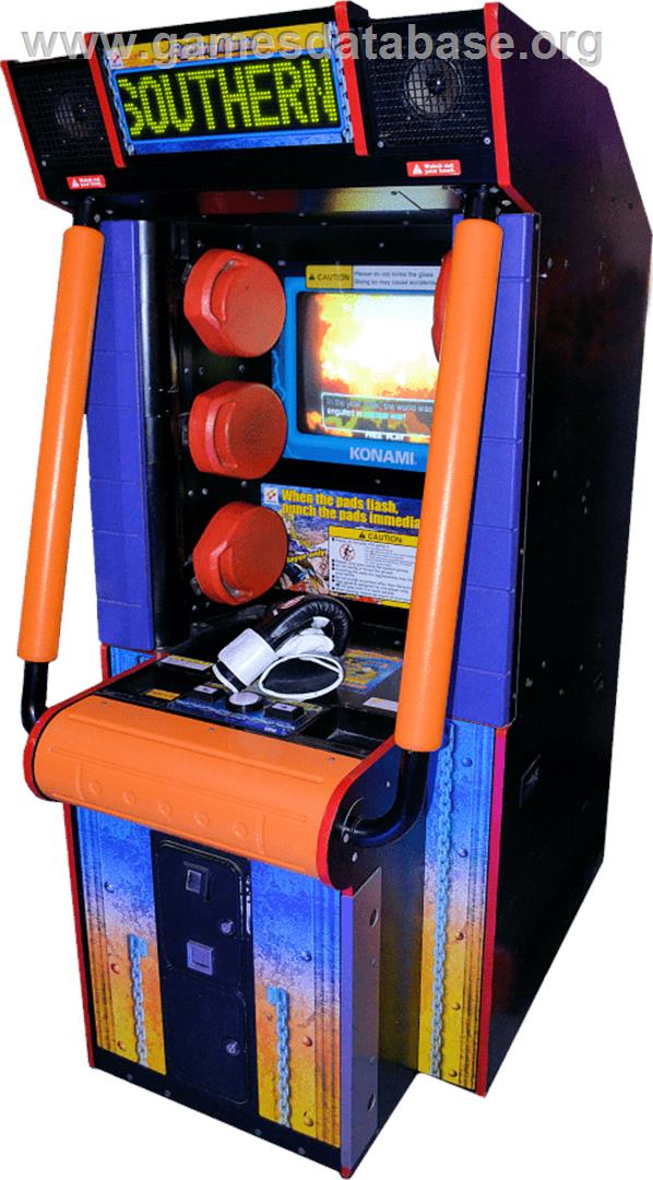 Punch Mania: Hokuto No Ken - Arcade - Artwork - Cabinet