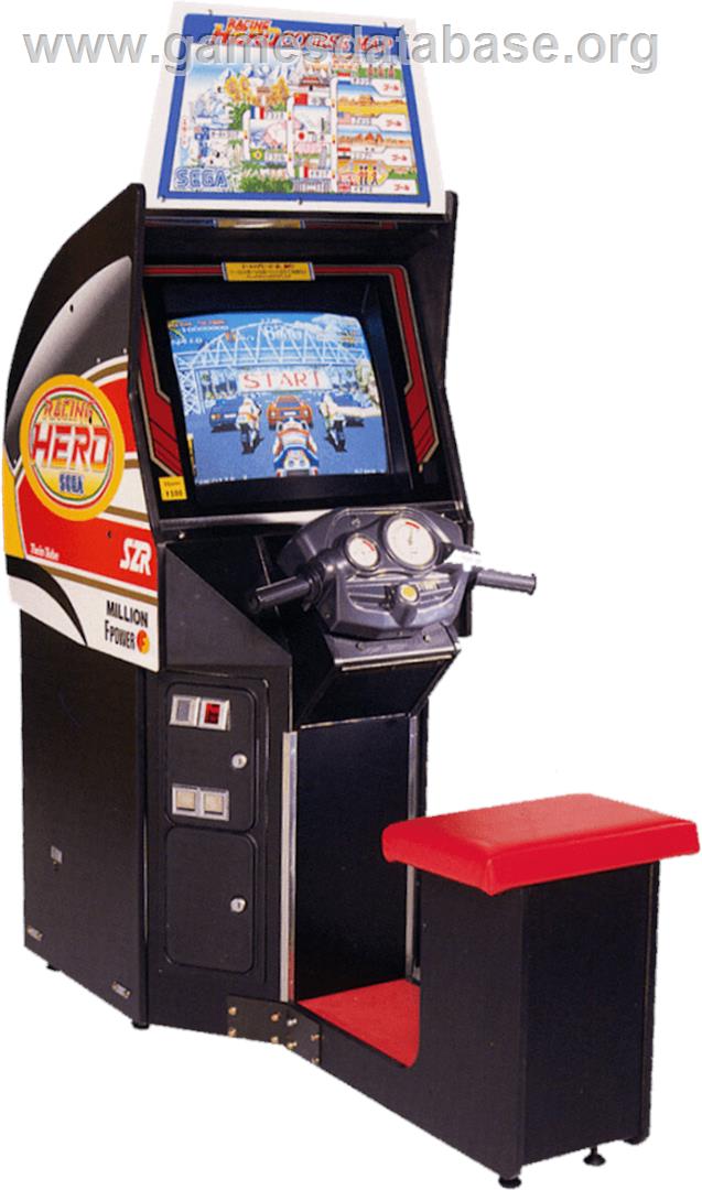 Racing Hero - Arcade - Artwork - Cabinet