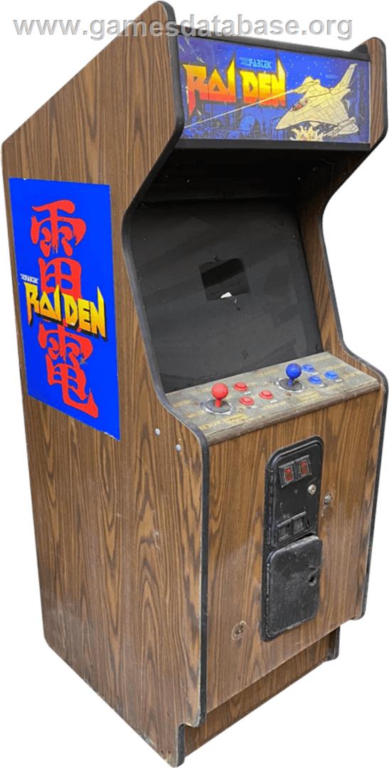 Raiden - Arcade - Artwork - Cabinet
