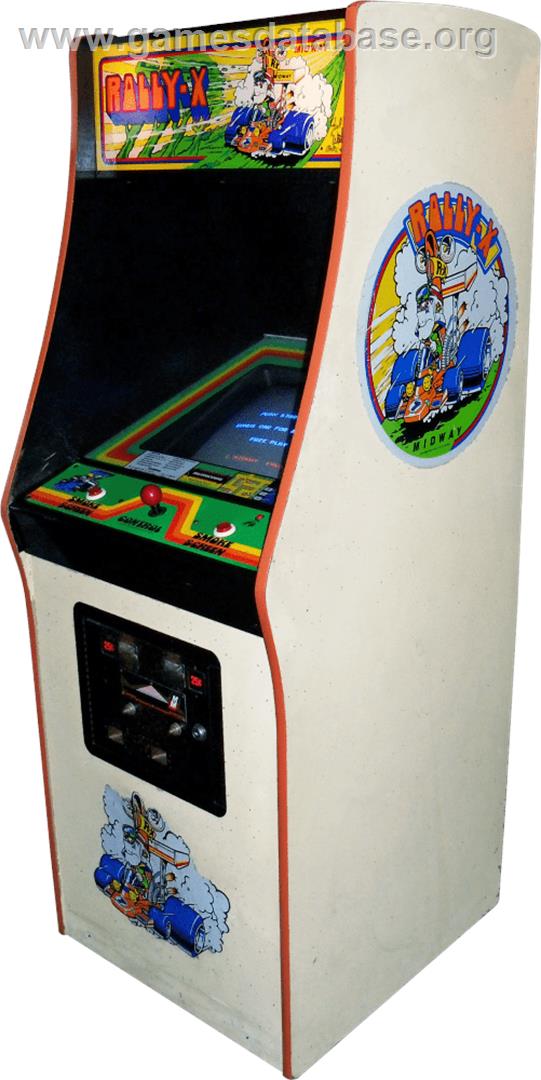 Rally X - Arcade - Artwork - Cabinet