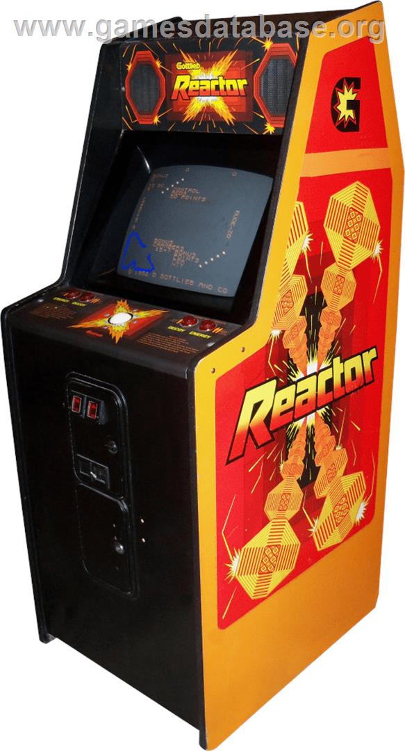 Reactor - Arcade - Artwork - Cabinet