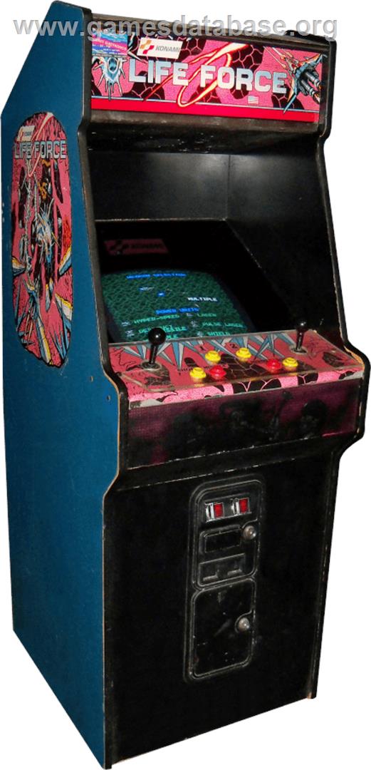 Salamander - Arcade - Artwork - Cabinet