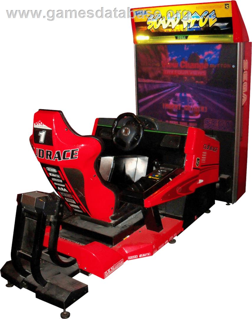 Scud Race - Arcade - Artwork - Cabinet