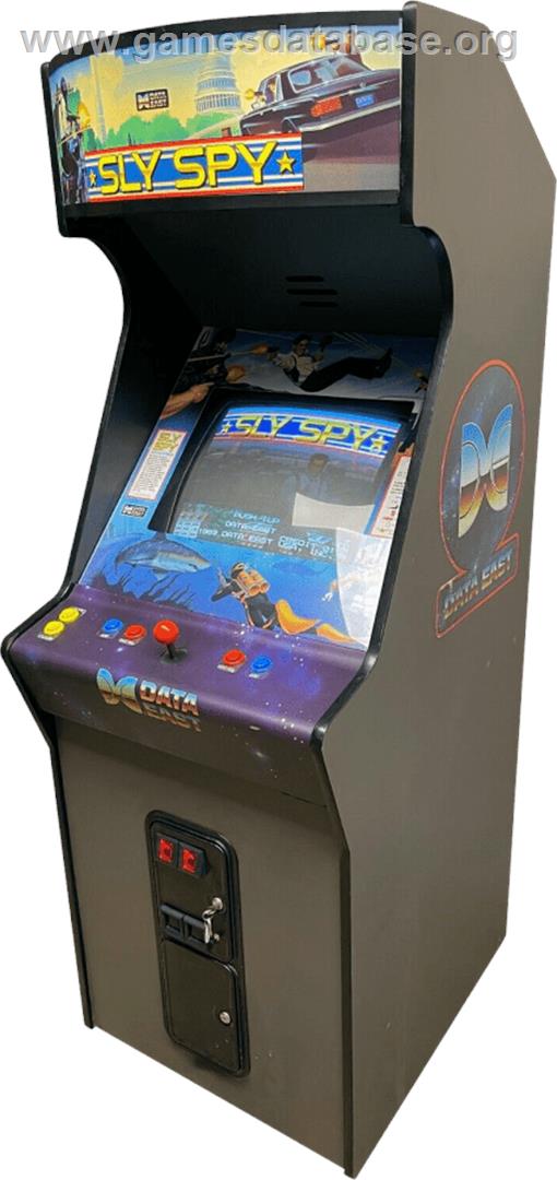 Secret Agent - Arcade - Artwork - Cabinet