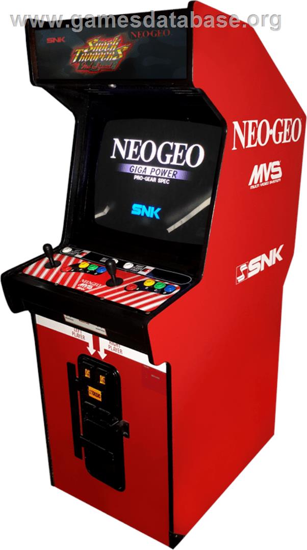 Shock Troopers - 2nd Squad - Arcade - Artwork - Cabinet