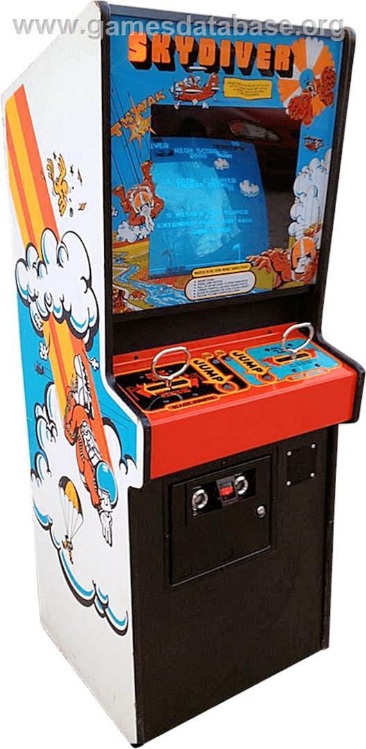 Sky Diver - Arcade - Artwork - Cabinet