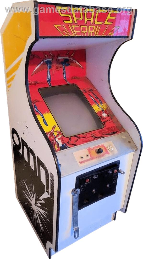 Space Guerrilla - Arcade - Artwork - Cabinet