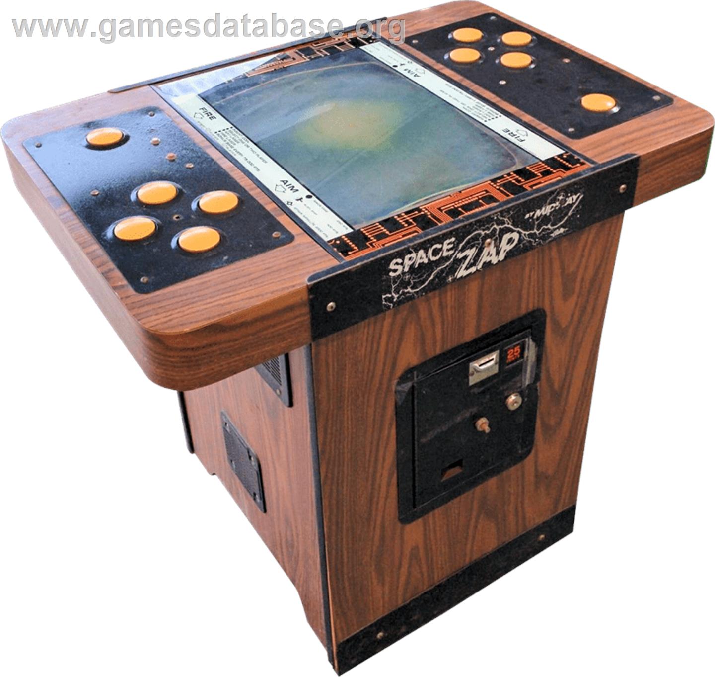 Space Zap - Arcade - Artwork - Cabinet