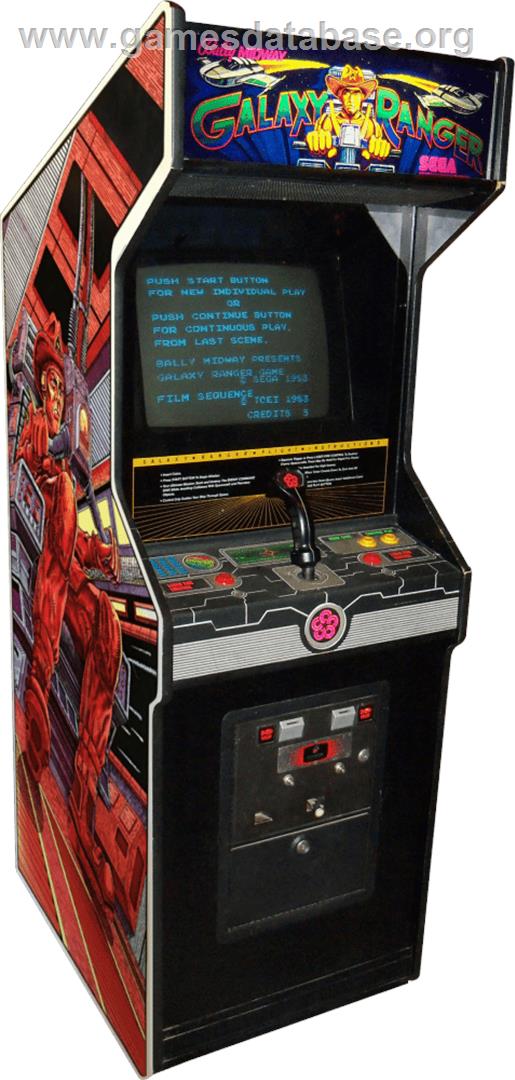 Star Blazer - Arcade - Artwork - Cabinet