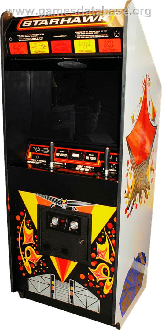 Star Hawk - Arcade - Artwork - Cabinet