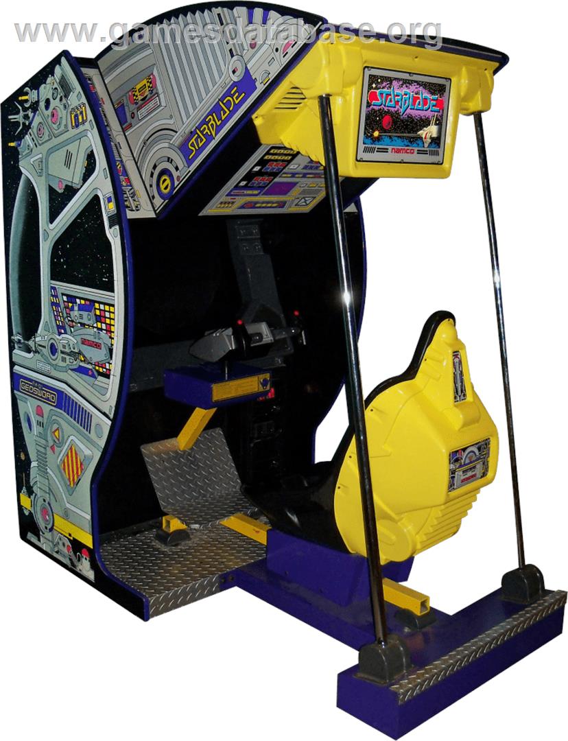 Starblade - Arcade - Artwork - Cabinet