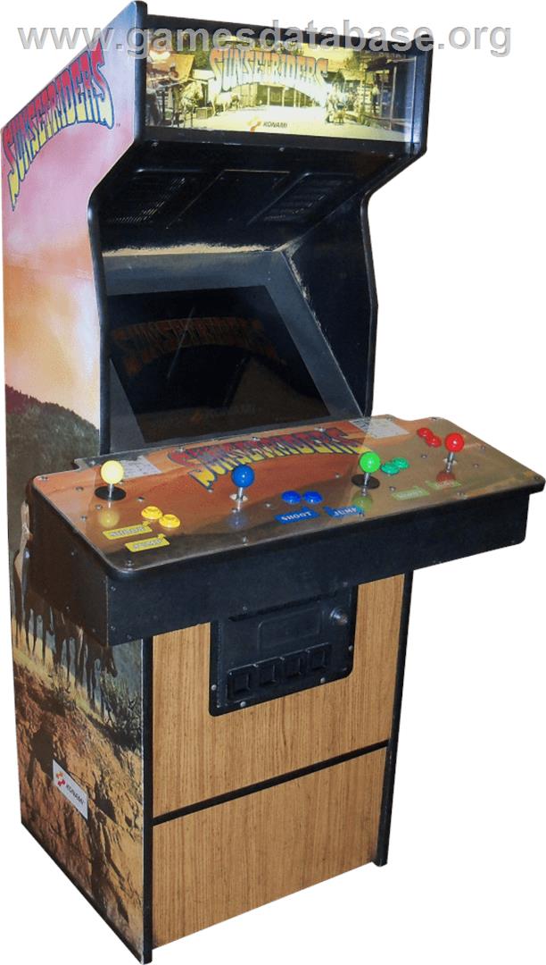 Sunset Riders - Arcade - Artwork - Cabinet