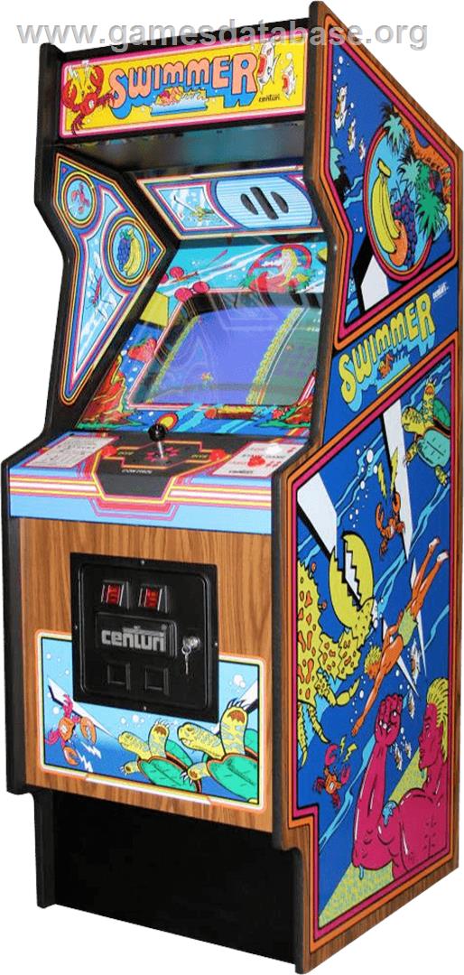 Swimmer - Arcade - Artwork - Cabinet