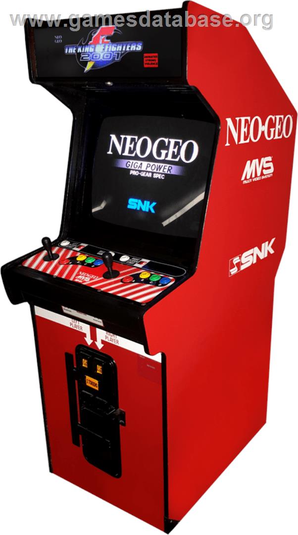 The King of Fighters 2001 - Arcade - Artwork - Cabinet