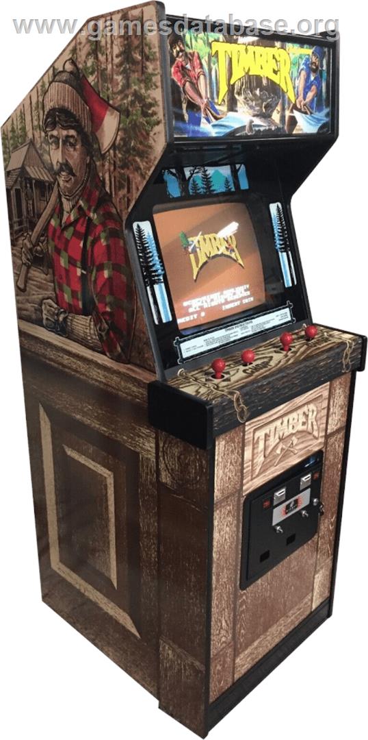 Timber - Arcade - Artwork - Cabinet