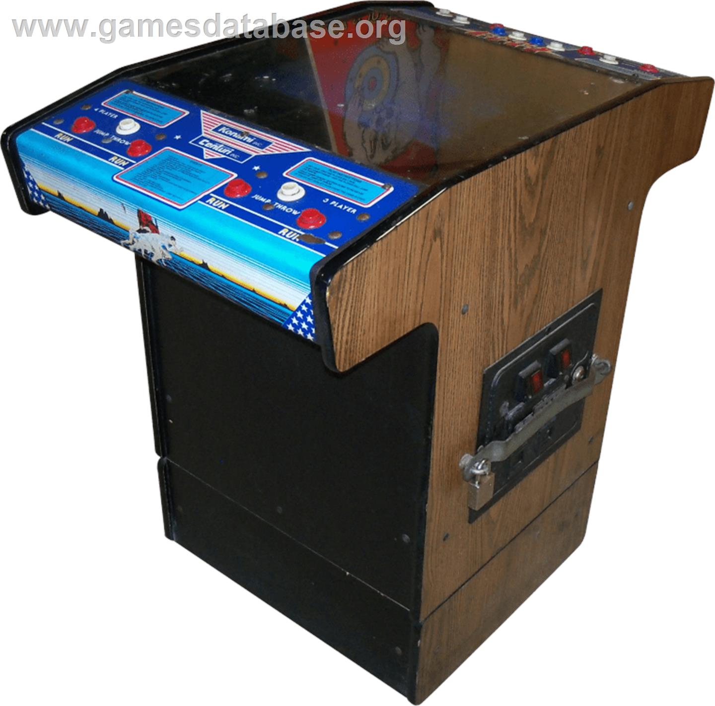 Track & Field - Arcade - Artwork - Cabinet