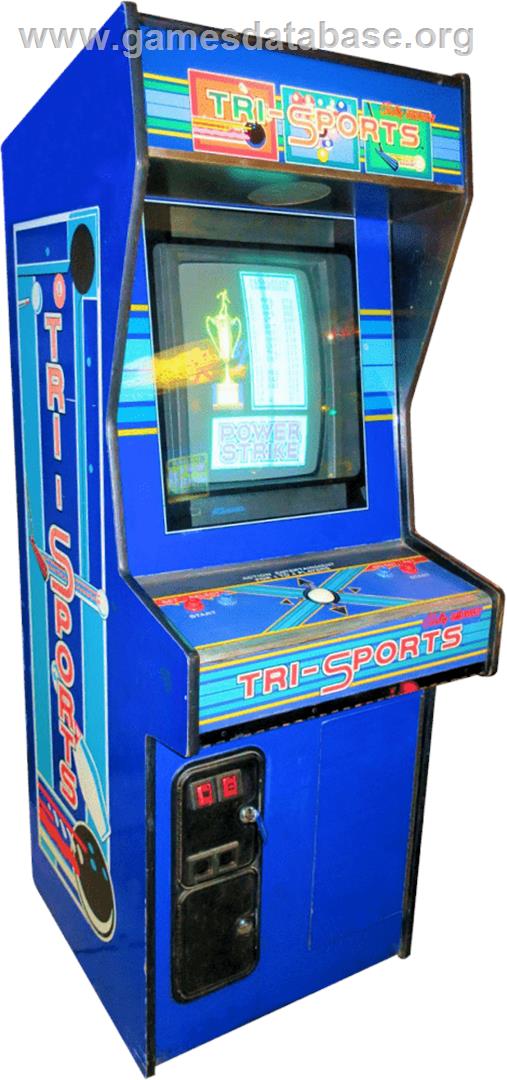 Tri-Sports - Arcade - Artwork - Cabinet