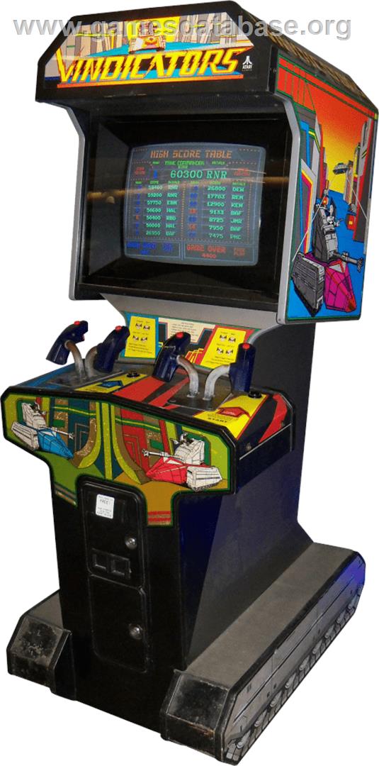 Vindicators - Arcade - Artwork - Cabinet