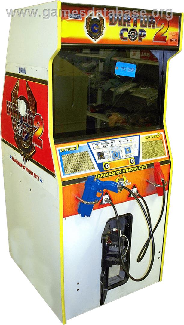 Virtua Cop 2 - Arcade - Artwork - Cabinet