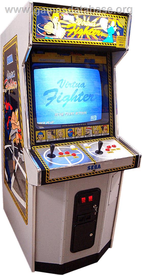 Virtua Fighter - Arcade - Artwork - Cabinet