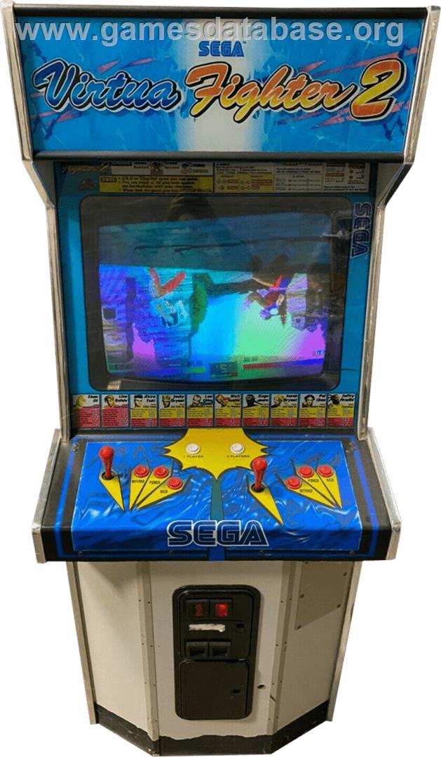 Virtua Fighter 2 - Arcade - Artwork - Cabinet