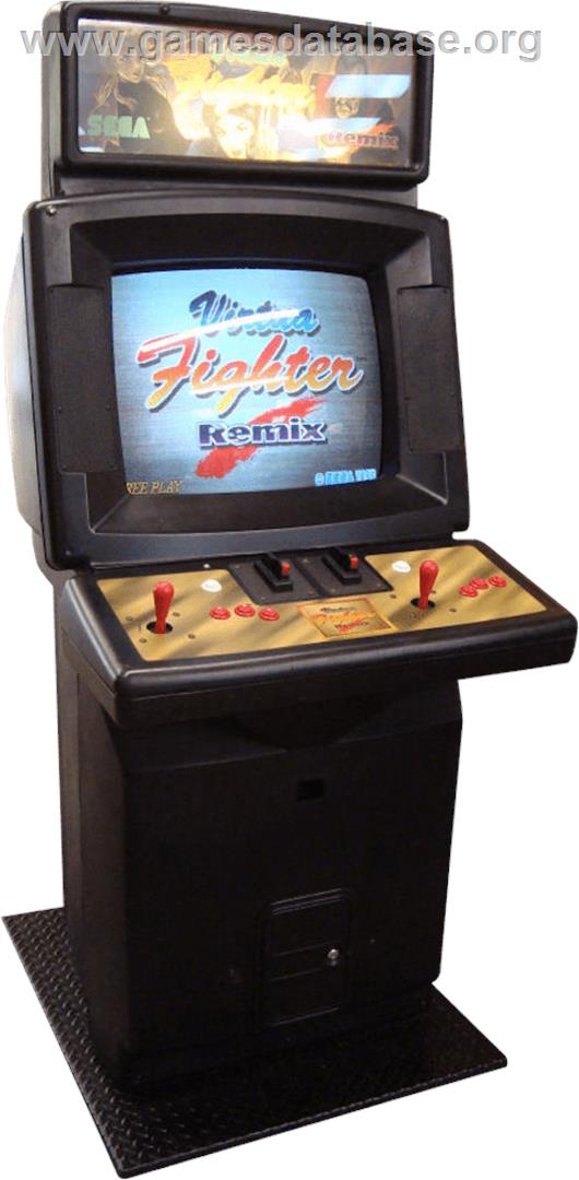 Virtua Fighter Remix - Arcade - Artwork - Cabinet