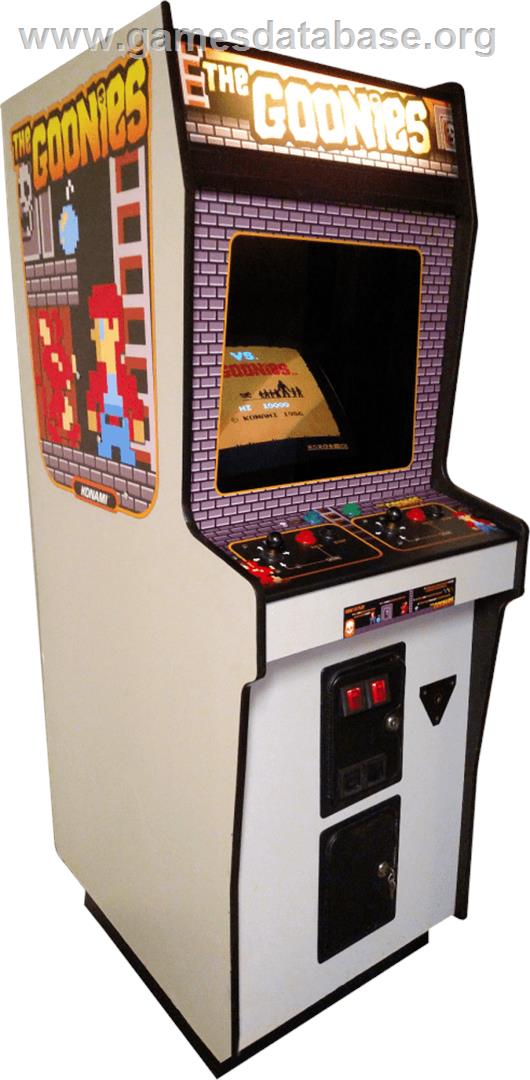 Vs. The Goonies - Arcade - Artwork - Cabinet