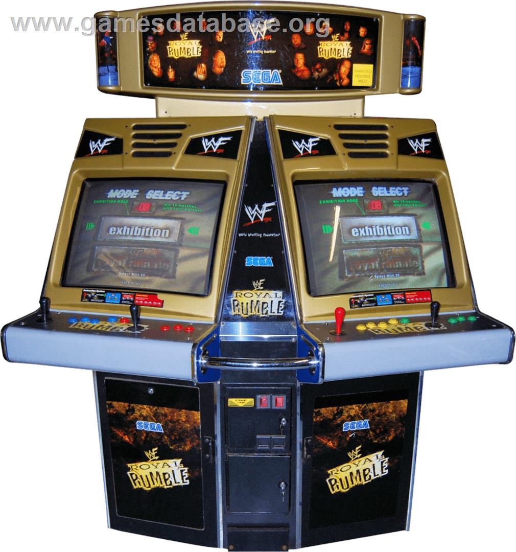 WWF Royal Rumble - Arcade - Artwork - Cabinet