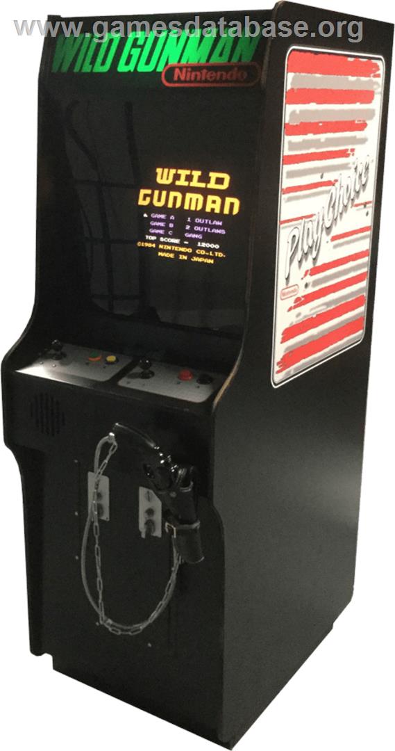 Wild Gunman - Arcade - Artwork - Cabinet