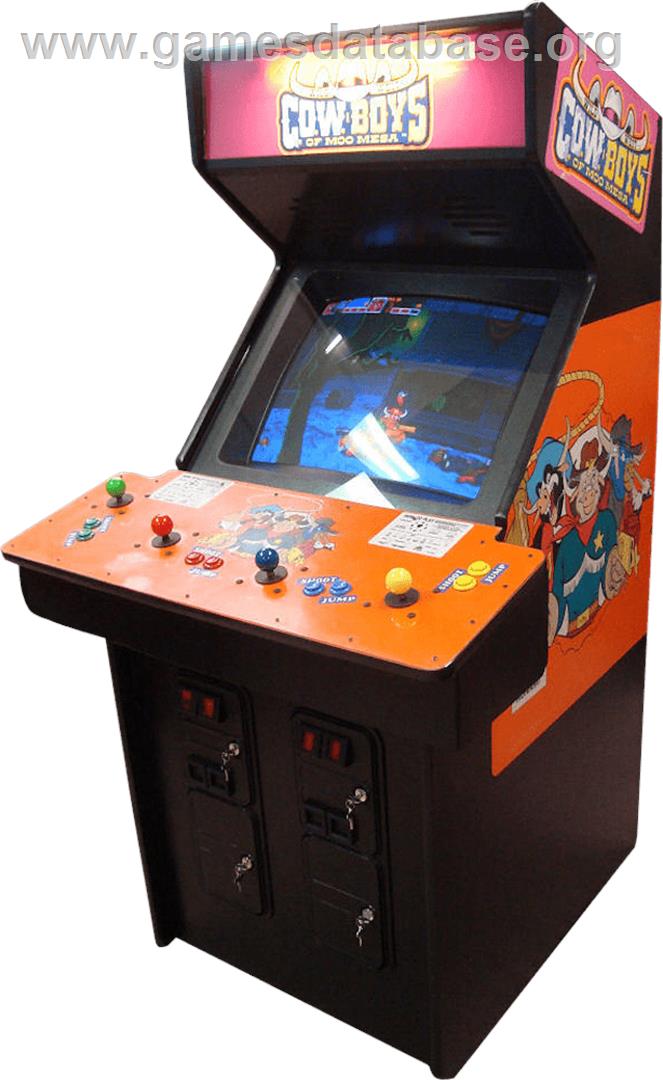 Wild West C.O.W.-Boys of Moo Mesa - Arcade - Artwork - Cabinet
