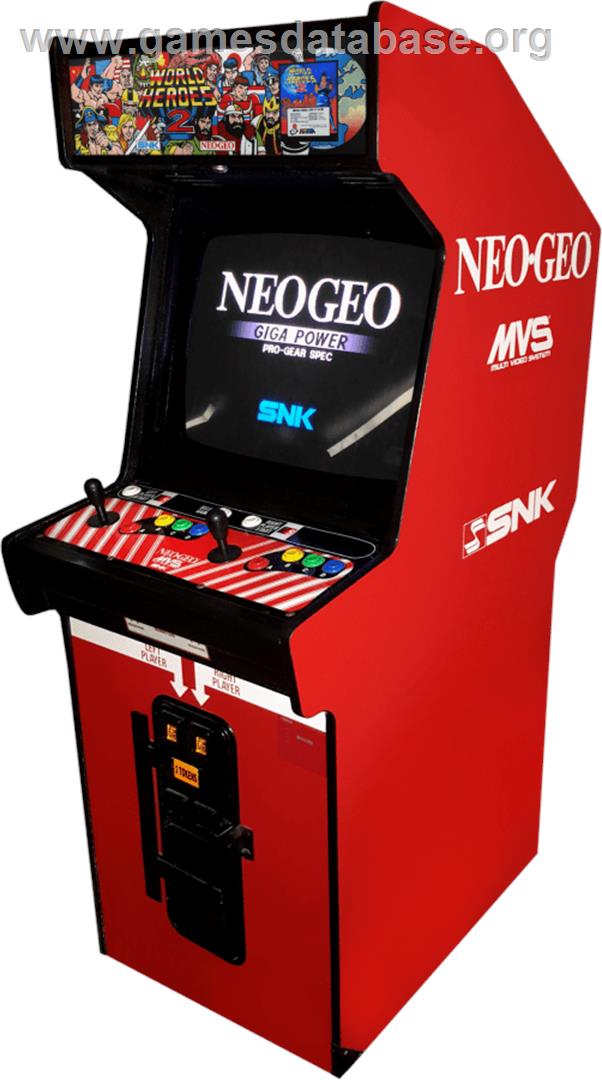 World Heroes 2 - Arcade - Artwork - Cabinet