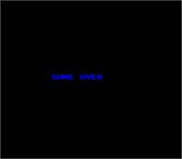 Game Over Screen for 10-Yard Fight.