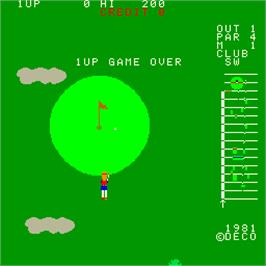 Game Over Screen for 18 Holes Pro Golf.