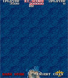 Game Over Screen for 1943 Kai: Midway Kaisen.